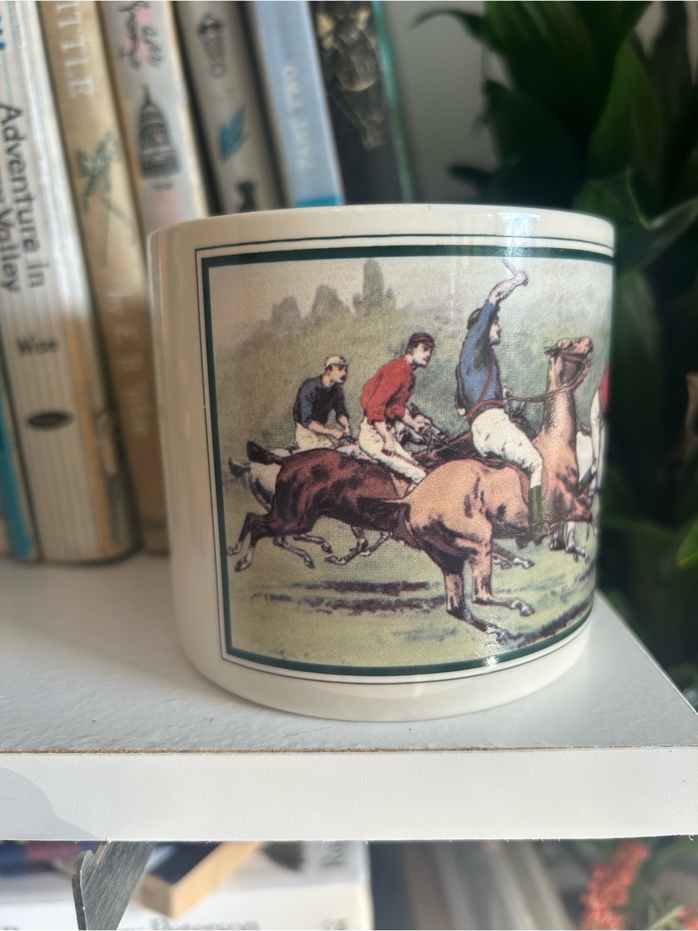 Polo by Ralph Lauren White Mug with Equestrian Polo Scene - Picture 3 of 5